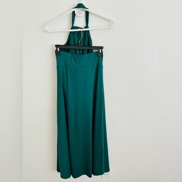 Elegant Green Midi Dress - Picture 6 of 15